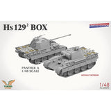 Hs129B2 + Hs129B3 + Figuren + PantherA 1/48