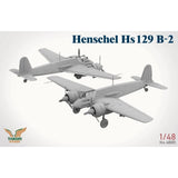 Hs129B2 + Hs129B3 + Figuren + PantherA 1/48