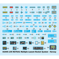 M270/A1 Multiple Launch Rocket System MLRS 1/35