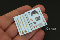 Bf 109G-6 3D-Printed & coloured Interior on decal paper (for Tamiya  kit)