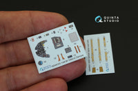 Bf 109G-6 3D-Printed & coloured Interior on decal paper (for Tamiya  kit)
