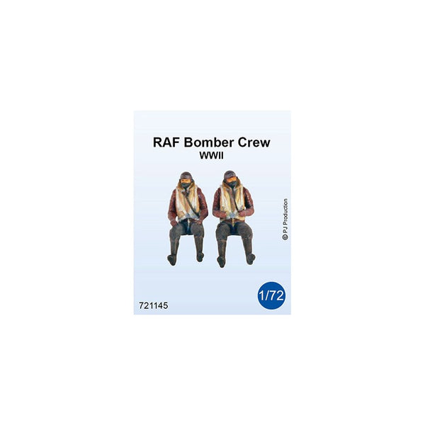 RAF Bomber Crew seated in a/c (WWII) 1/72