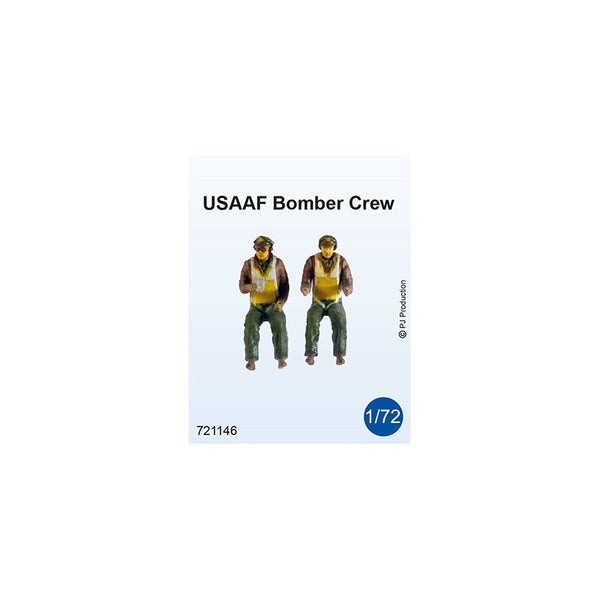 USAAF Bomber Crew seated in a/c (WWII) 1/72