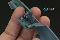 Bf 109F-2/F-4 3D-Printed & coloured Interior on decal paper (for Eduard kit)