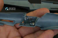 Bf 109F-2/F-4 3D-Printed & coloured Interior on decal paper (for Eduard kit)
