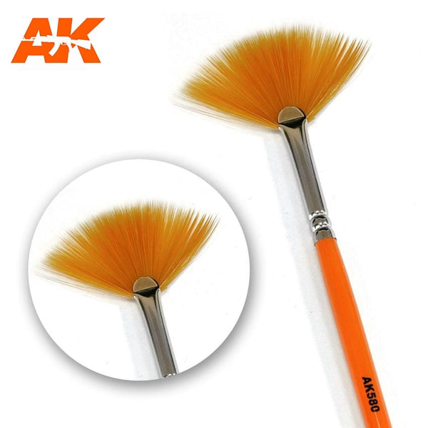 AK-580 Fan Shape Weathering Brush