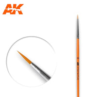 AK-601 Round Brush 3/0 Synthetic