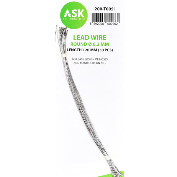 Lead Wire - Ø 0,3 mmx120 mm (x30)