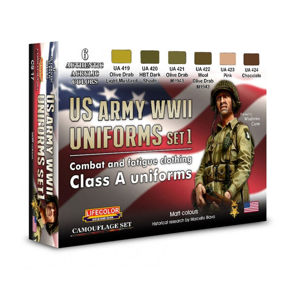 CS17 American Uniforms Set 1 - Lifecolor