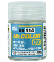 GX-114 MR. COLOR GX SUPER SMOOTH CLEAR FLAT 18ML