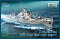 HMS Zetland 1942 Hunt II class destroyer escort 1/700