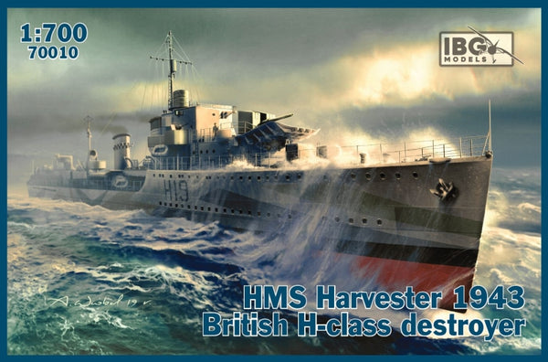 HMS Harvester 1943 British H-class destroyer  1/700