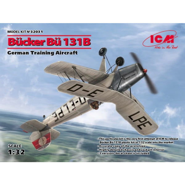 Bucker Bu 131B, German Training Aircraft 1/32