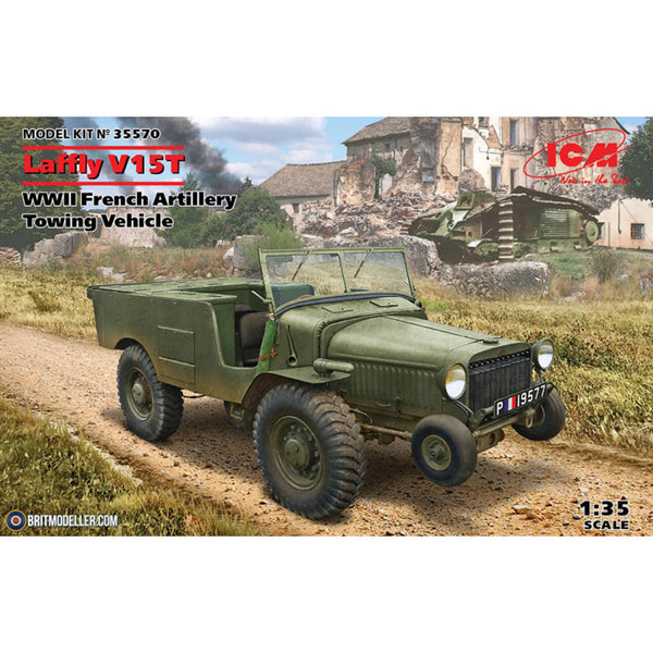 Laffly V15T, WWII French Artillery Towing Vehicle (100% new molds) 1/35