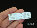 F-14 D 3D-Printed & coloured Interior on decal paper (for Tamiya kit)