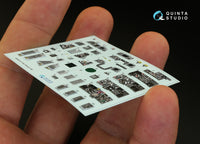 F-14 D 3D-Printed & coloured Interior on decal paper (for Tamiya kit)