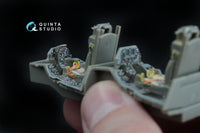 F-16D (block 30/40/50)  3D-Printed & coloured Interior on decal paper (for Kinetic kit)