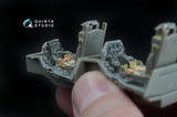 F-16D (block 30/40/50)  3D-Printed & coloured Interior on decal paper (for Kinetic kit)