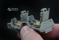 F-16D (block 30/40/50)  3D-Printed & coloured Interior on decal paper (for Kinetic kit)