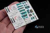 MiG-31B  3D-Printed & coloured Interior on decal paper (for AMK kit)