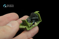 P-38G 3D-Printed & coloured Interior on decal paper (for Tamiya kit)