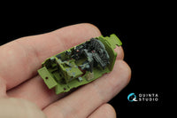 P-38G 3D-Printed & coloured Interior on decal paper (for Tamiya kit)