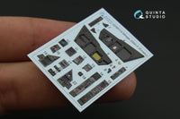 Mirage 2000-5 3D-Printed & coloured Interior on decal paper (for Kinetic kit)