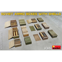 Soviet Ammo Boxes w/Shells 1/35