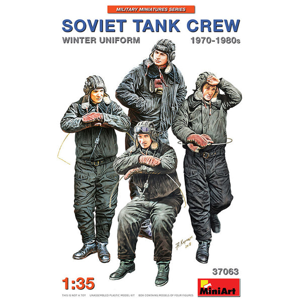Soviet Tank Crew 1970-1980s. Winter Uniform 1/35