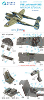P-38G 3D-Printed & coloured Interior on decal paper (for Tamiya kit)