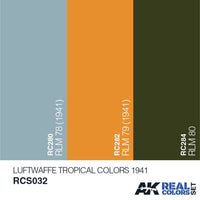 Luftwaffe Tropical Colors 1941 - AK Real Colors