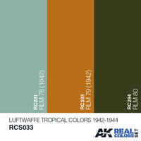 Luftwaffe Tropical Colors 1942-1944 - AK Real Colors