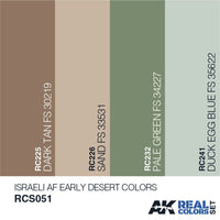 Israeli AF Early Desert Colors - AK Real Colors