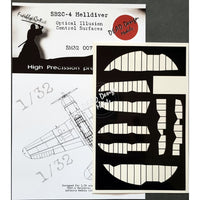 SB2C-4 Helldiver Mask for Control Surfaces 1/32