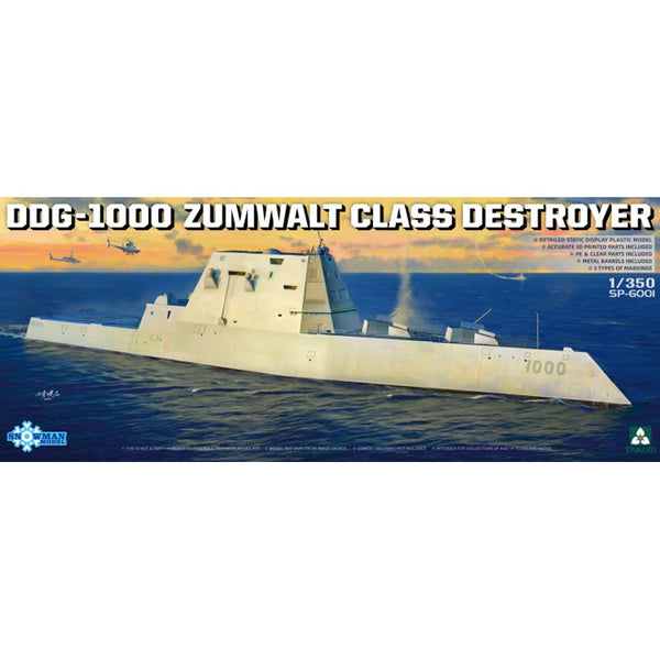 DDG-1000 USS Zumwalt class Destroyer 1/350
