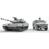 T-90A MAIN BATTLE TANK & TIGER GAZ-233014 ARMOURED Vehicle 1/48