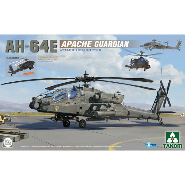 AH-64E Apache Guardian Attack Helicopter 1/35
