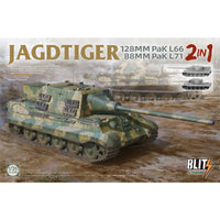 JAGDTIGER (2in1) 128MM Pak L66, 88MM Pak L71 1/35