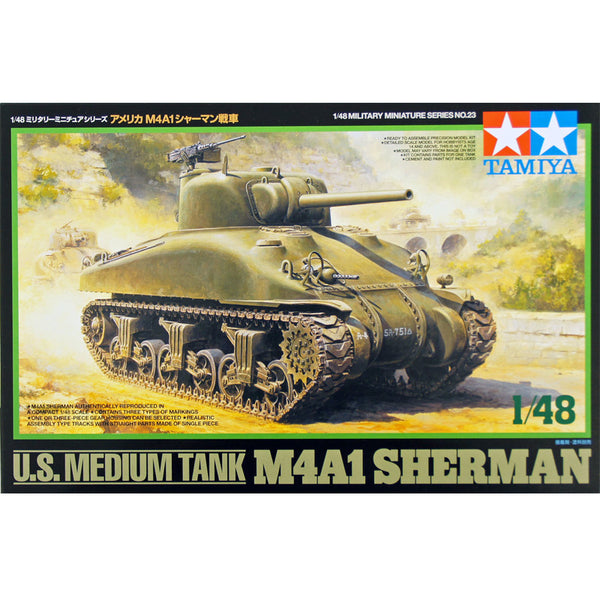 U.S. Medium Tank M4A1 Sherman 1/48