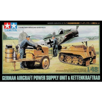 German German Aircraft Power Supply Unit & Kettenkraftrad 1/48