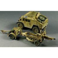 British 25 PDR. Gun & Quad Tractor - 1 figure 1/35