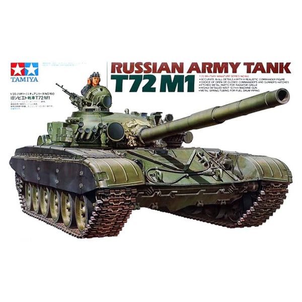 Russian Army Tank T72M1 - 1 figure 1/35