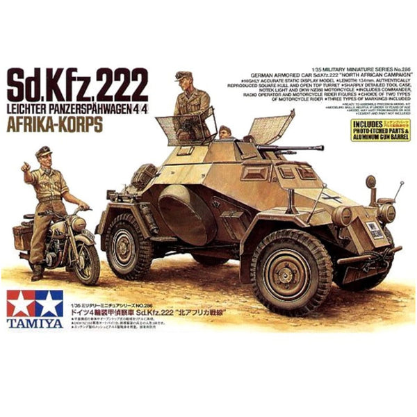 Sonderkraftfahrzeug 222 Nord Africa - 2 figures 1/35