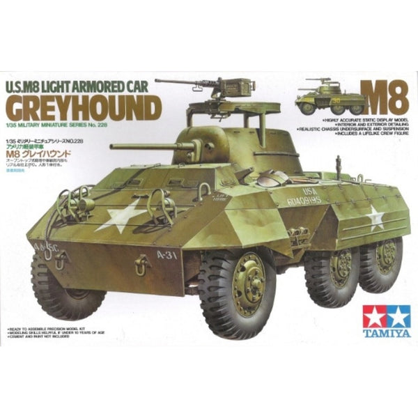 U.S. M8 Light Armored Car Greyhound - 1 figure 1/35