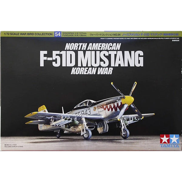 North American F-51 D Mustang Korean War 1/72