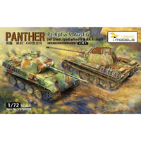 Panther Ausf. G w/ Steel Wheel + AA-Armour 1/72