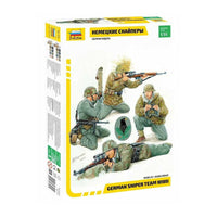 GERMAN SNIPER TEAM - 4 figures 1/35