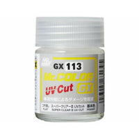 GX-113 MR. COLOR GX SUPER CLEAR III UV CUT FLAT 18ML