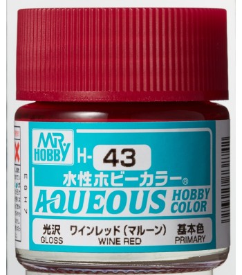 H-043 Gloss Wine Red