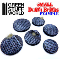 Rolling Pin - Small Dutch Bricks